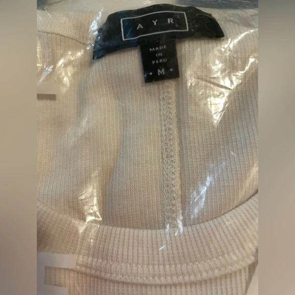 NWT AYR The Moderne Dress Seashell size Medium - Picture 4 of 11